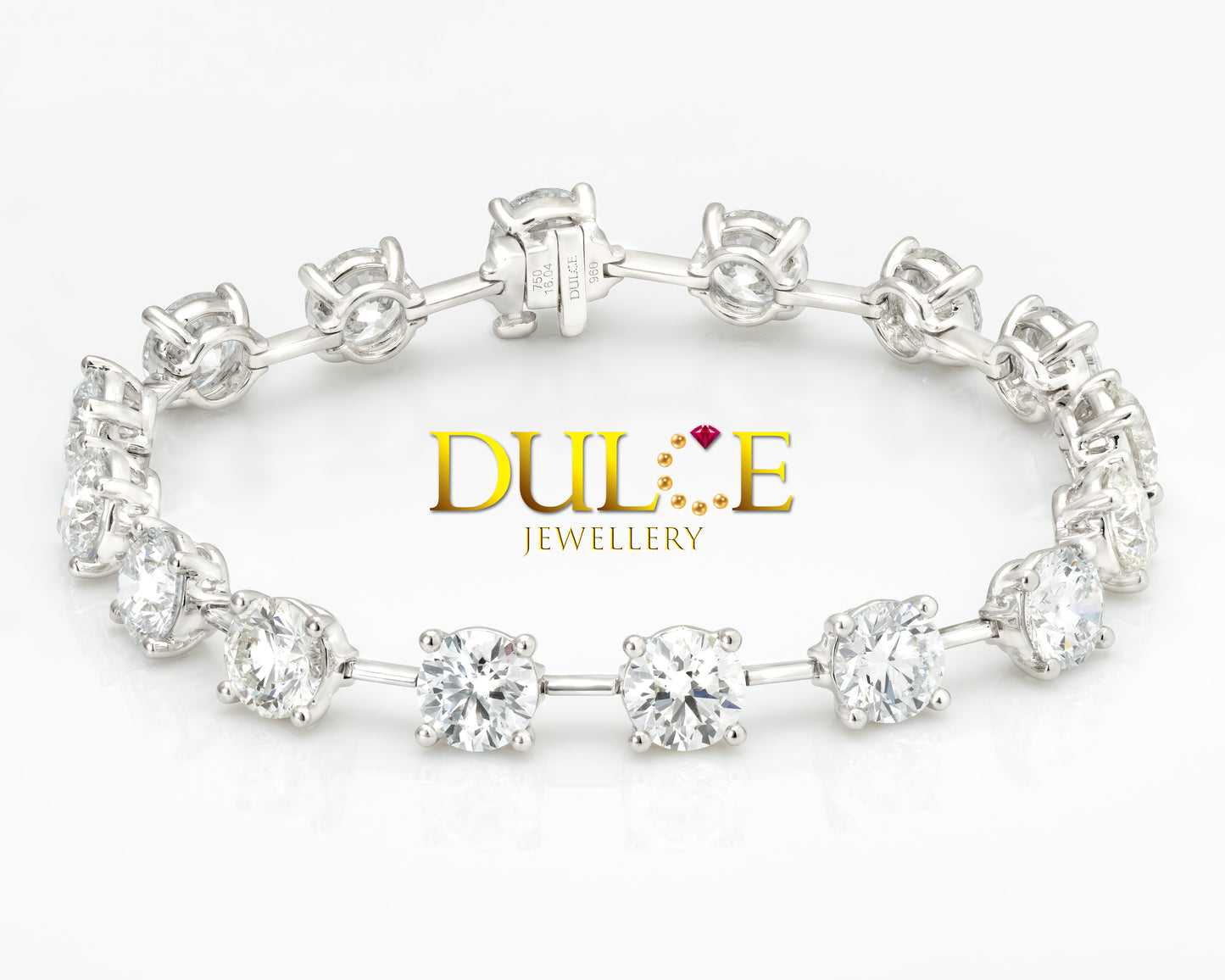 18K Gold Lab Grown Diamond Bracelet