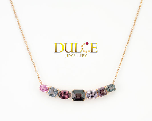 18K Gold Spinel Necklace