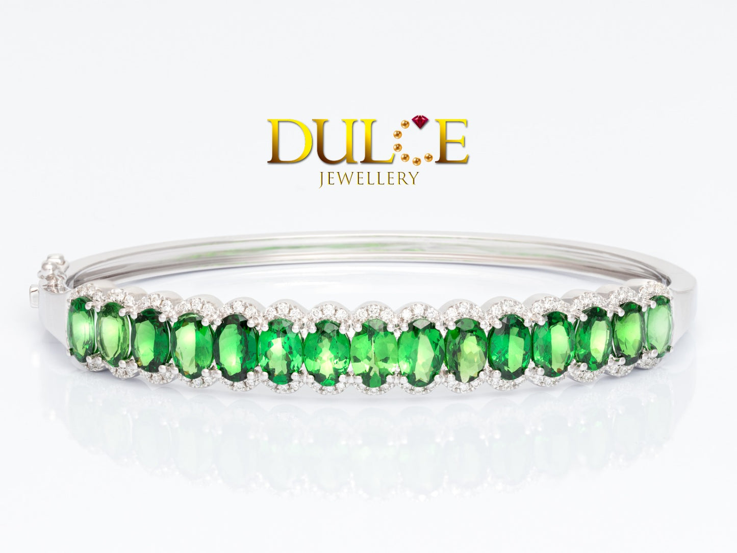 18K Gold Tsavorite Diamond Bracelet (GBTSV4716)